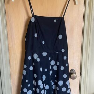 BCX Black and White Polka Dot Dress